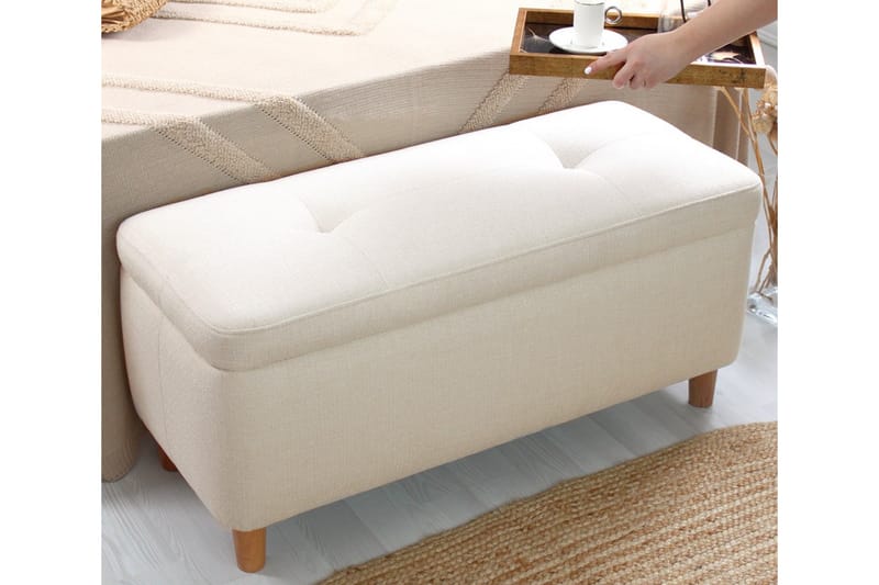 Sittpuff Mansi 100 cm - Cream - Sittpuff