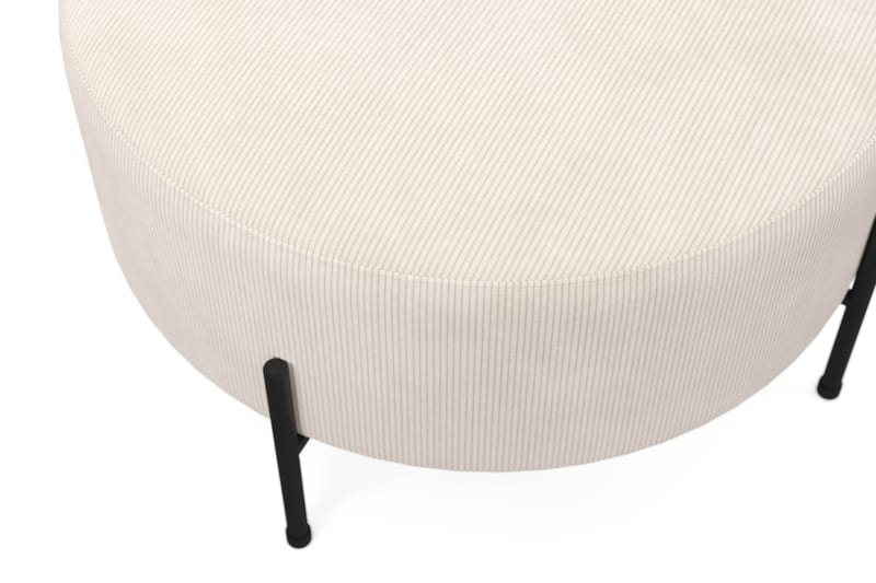 Sittpuff Menard Compact Rund 70 cm - Beige - Möbler - Fåtölj & stolar - Pall & puff - Sittpuff