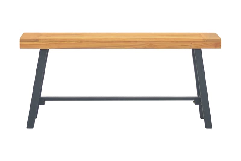 Bänk 110 cm massiv teak - Brun - Möbler - Fåtölj & stolar - Sittbänk