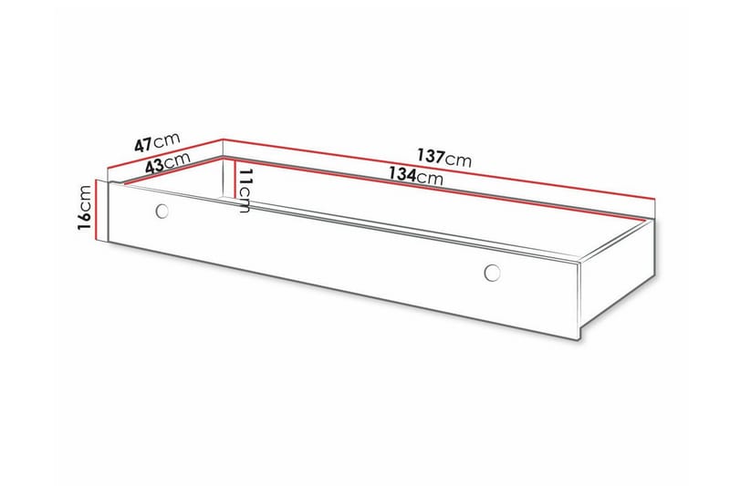 Sängkista Rathmore 137 cm - Vit - Möbler - Fåtölj & stolar - Sittbänk - Sängbänk