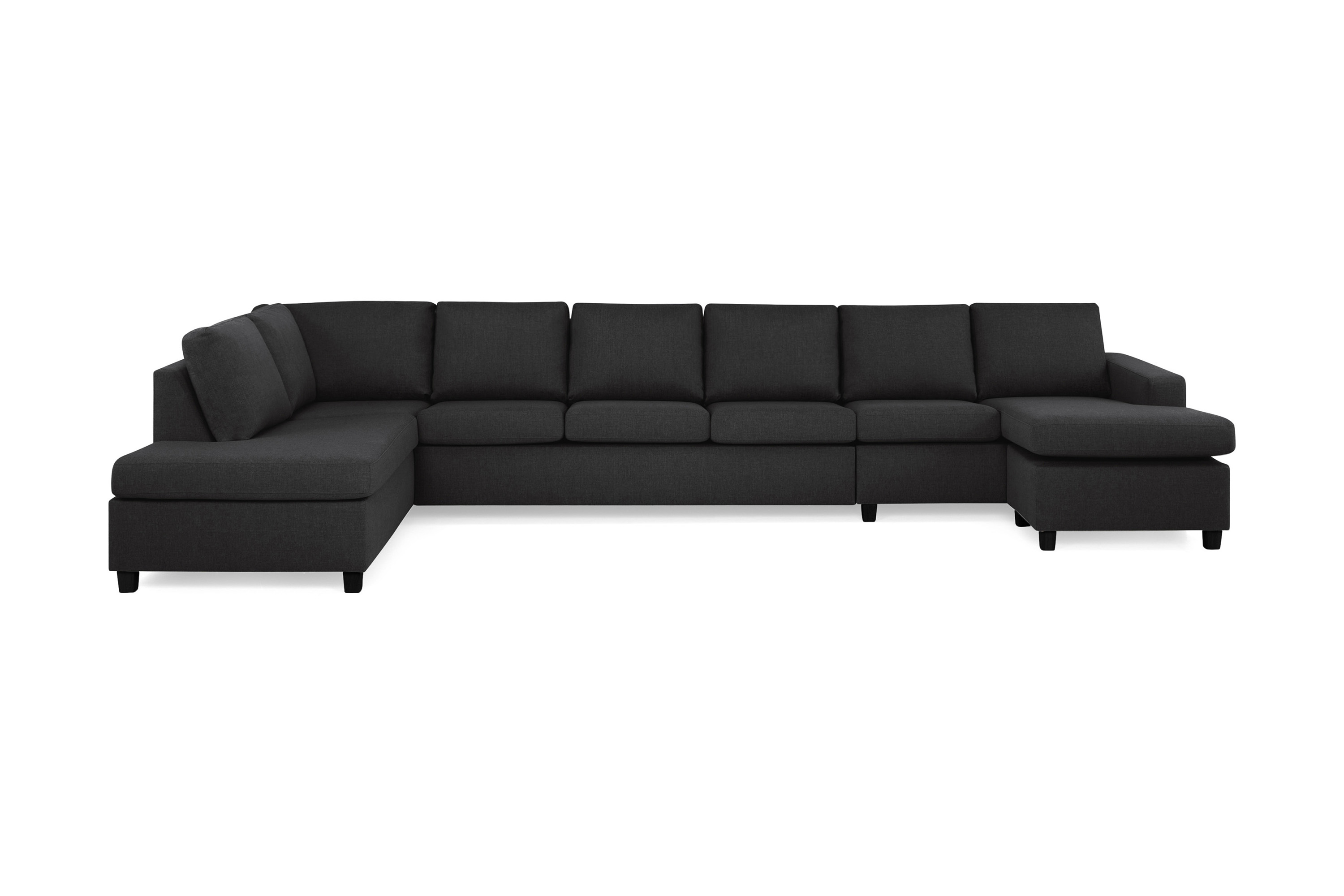 Scandinavian Choice U-soffa Nevada XXL Divan Höger - Antracit