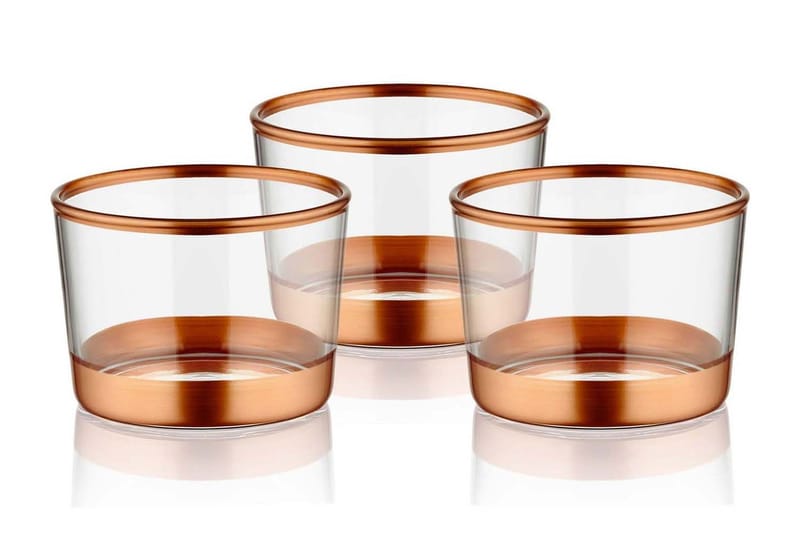 Skålset 3-pack - Roséguld - Servering & matlagning - Bakredskap - Blandskål