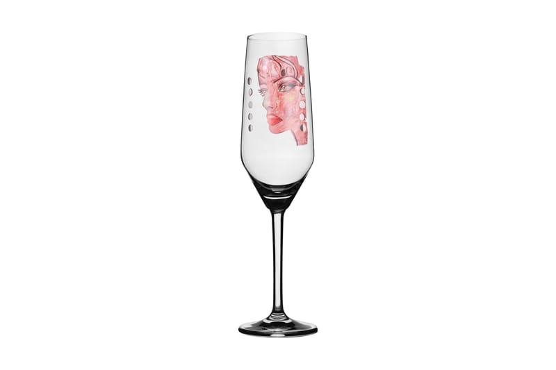 Moonlight Queen Champagneglas 24 cm - Transparent - Servering & matlagning - Glas - Champagneglas