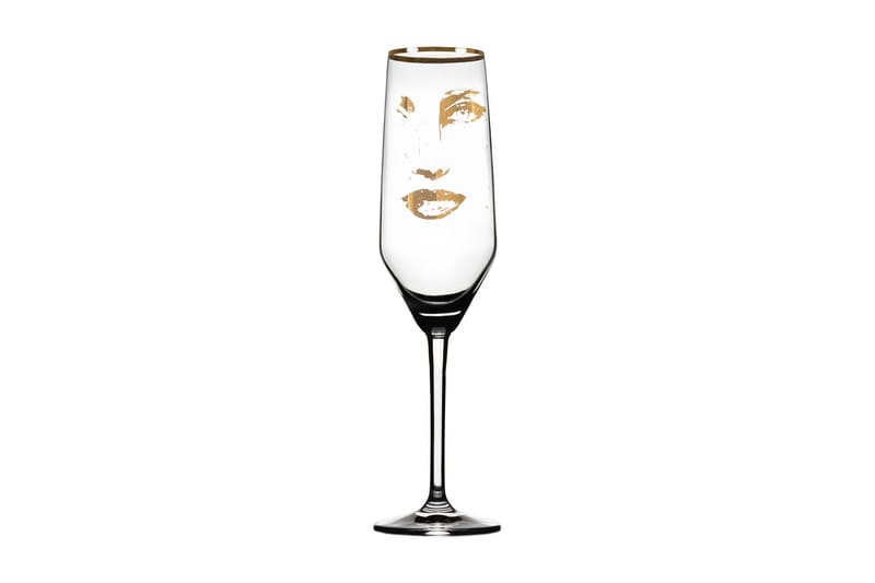 Piece of Me Kristall Champagneglas 24 cm - Guld - Servering & matlagning - Glas - Champagneglas