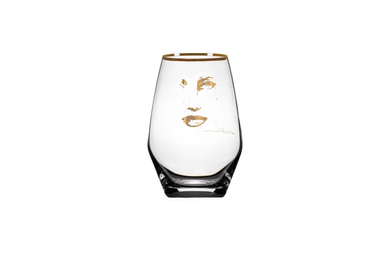 Piece of Me Kristall Vattenglas 12 cm - Guld - Servering & matlagning - Glas - Vattenglas