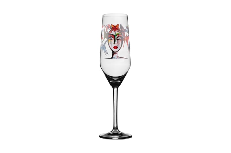 Slice of Life Champagneglas 24 cm - Flerfärgad - Servering & matlagning - Glas - Champagneglas