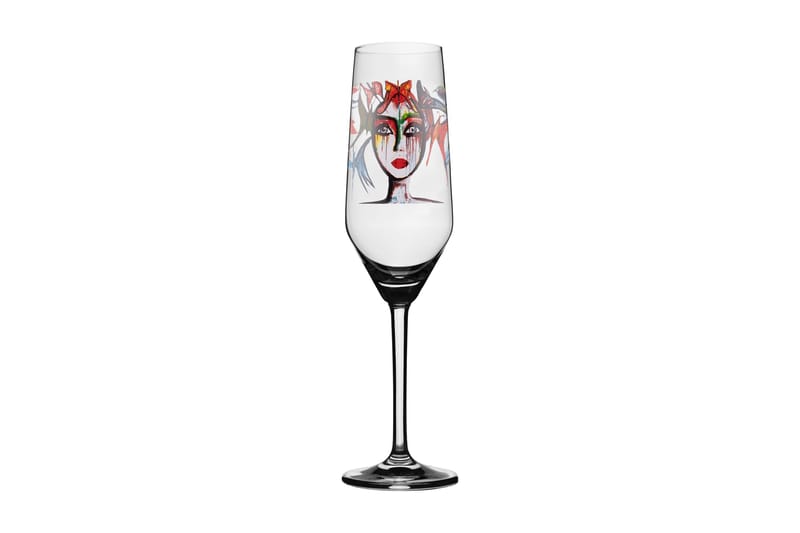 Slice of Life Champagneglas 24 cm - Flerfärgad - Servering & matlagning - Glas - Champagneglas