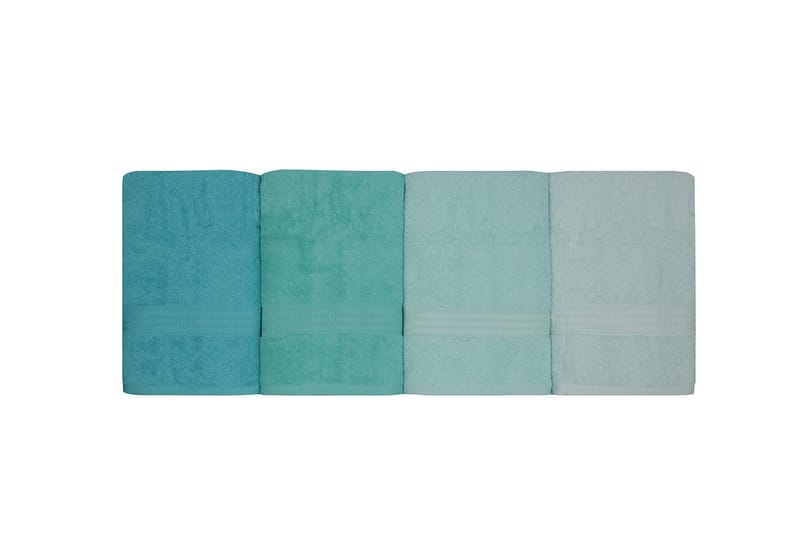 Badhandduk Hobby 70x140 cm 2-pack - Ljusgrön/Grön/Mint - Textil & mattor - Badrumstextil