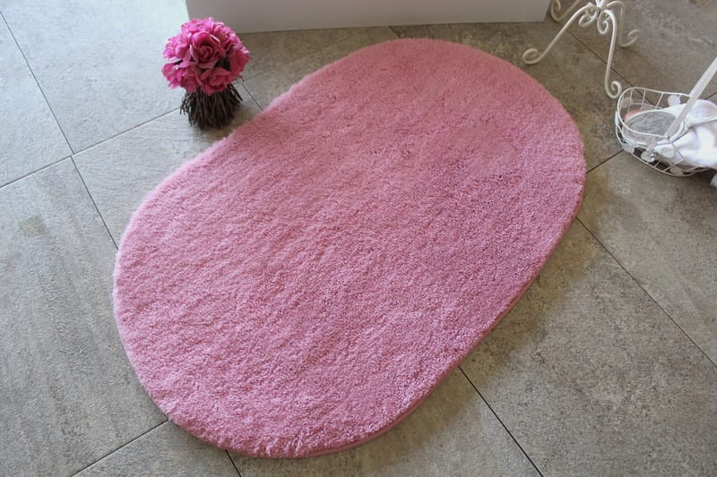 Badmatta Chilai Home by Alessia 60x100 - Rosa - Badrumstextil - Stor matta - Badrumsmatta - Små mattor