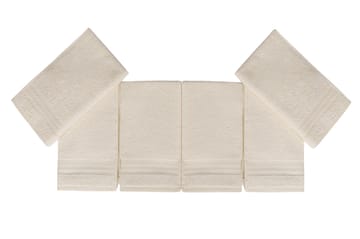 Handduk Hobby 30x50 cm 6-pack - Creme - Textil & mattor - Badrumstextil - Handdukar