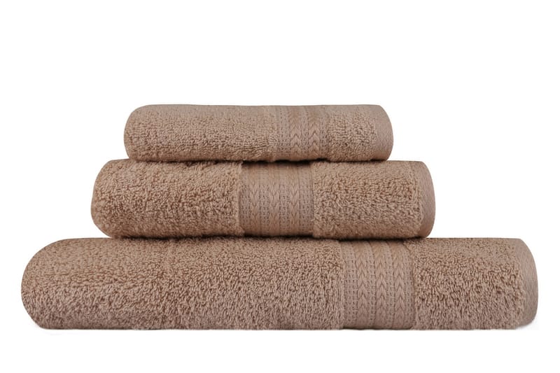 Handduk Hobby Set om 3 - Beige - Textil & mattor - Badrumstextil - Handdukar