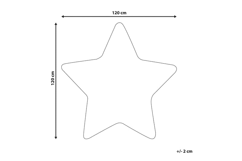 Barnmatta Sirius 120x120 cm - Rosa - Lekmatta & matta barnrum