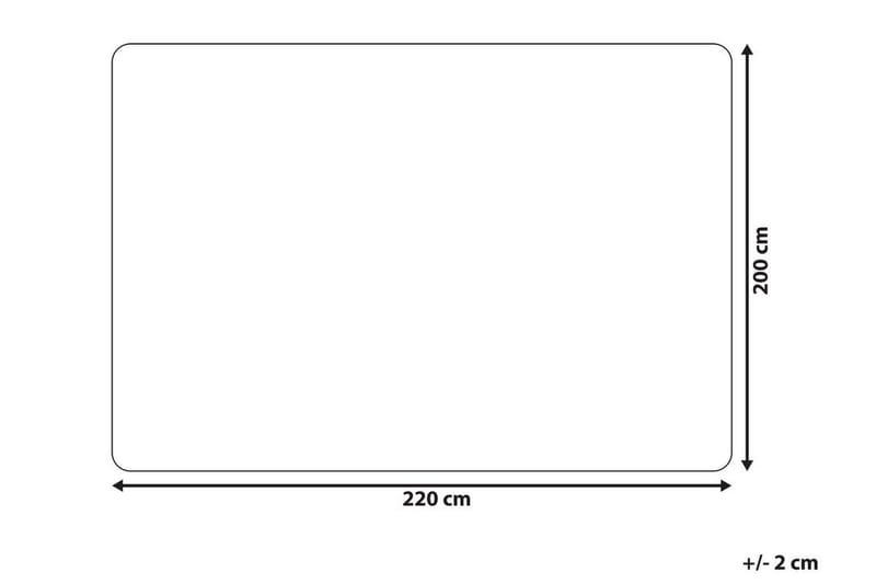 Pläd 200 x 220 cm ljusbrun DELICE - Brun - Textil & mattor - Filt & pläd