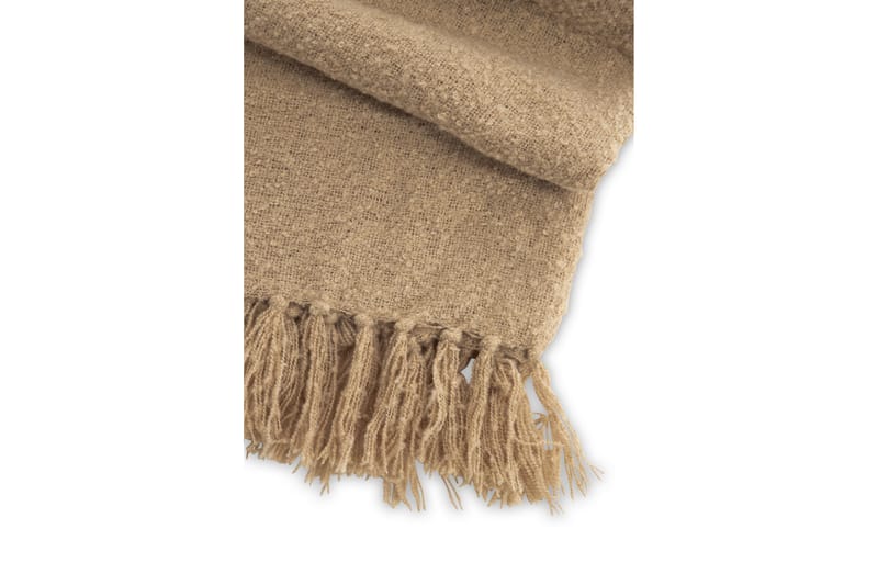 Stanly Pläd 130x170 cm - Beige - Textil & mattor - Filt & pläd