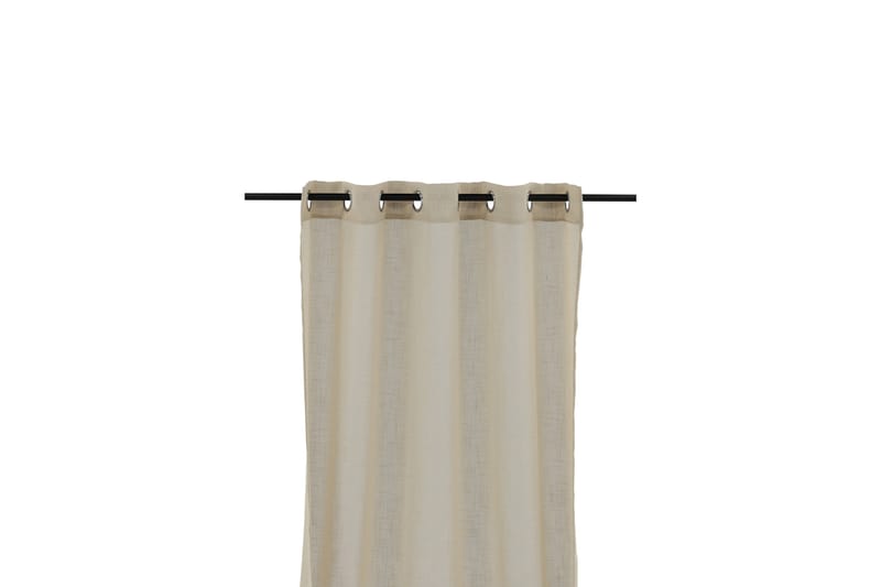 Kaya Öljettgardin 140x290 cm - Beige - Textil & mattor - Gardiner - Gardinlängder - Öljettgardiner