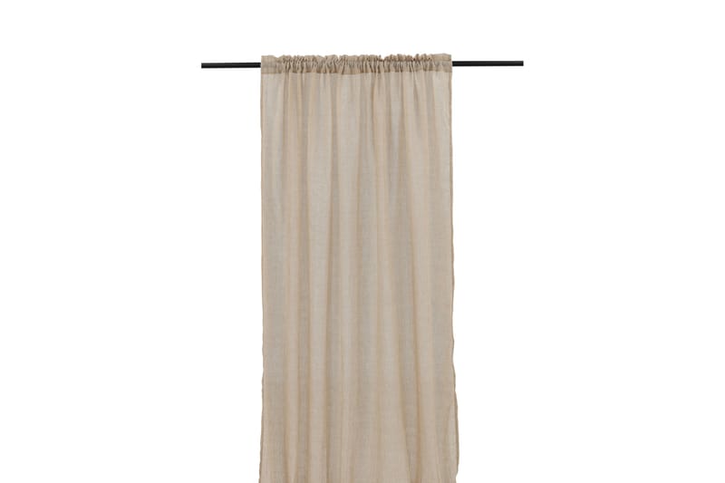 Elena Gardin 135x240 cm - Beige - Textil & mattor - Gardiner - Gardinlängder - Kanallängd