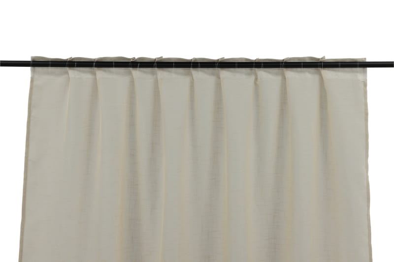 Kaya Gardin 140x240 cm - Beige - Textil & mattor - Gardiner - Gardinlängder - Kanallängd