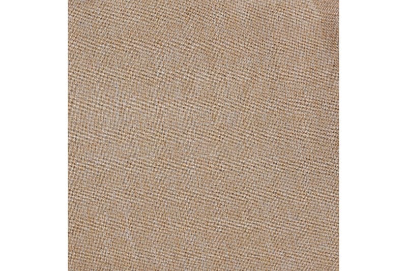 Mörkläggningsgardin med öljetter linnelook 2 st beige 140x17 - Beige - Textil & mattor - Gardiner - Mörkläggningsgardiner