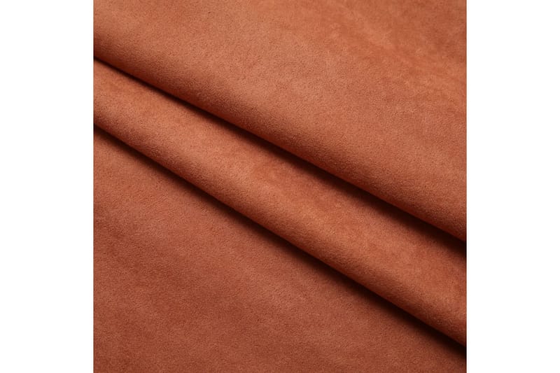 Mörkläggningsgardiner med krokar 2 st rost 140x175 cm - Mocka/Rost/Orange - Textil & mattor - Gardiner - Mörkläggningsgardiner