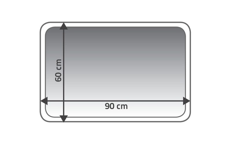 RIDDER Badrumsmatta Coins grå 60x90 7103307 - Textil & mattor - Matta - Badrumsmatta