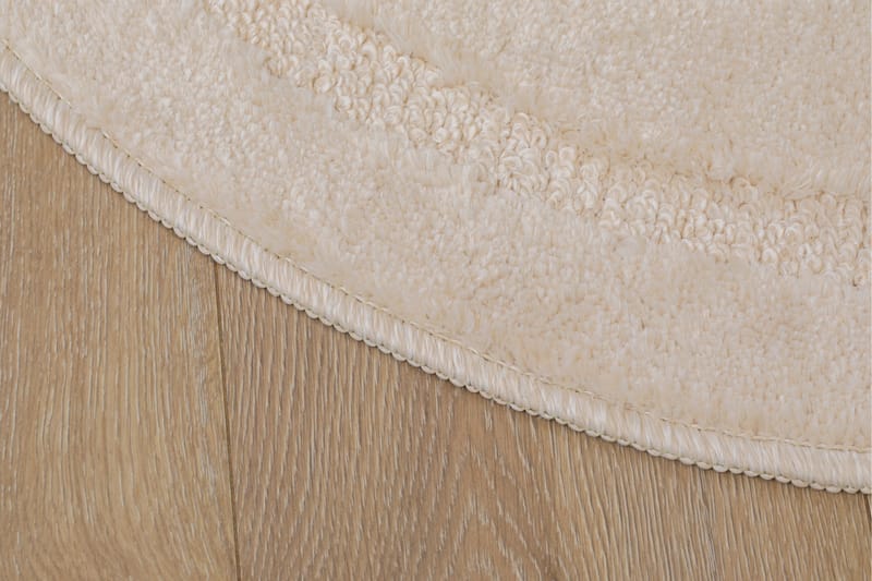 Badrumsmatta Ryo 80 Rund - Creme - Textil & mattor - Matta - Badrumsmatta