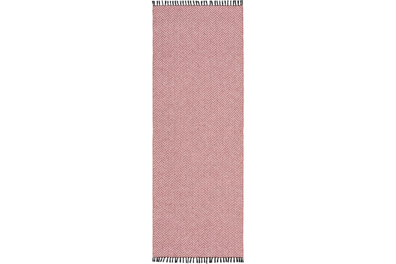 Flatvävd Matta Colette 150x150 cm Kvadratisk - Rosa - Textil & mattor - Matta - Flatvävd matta