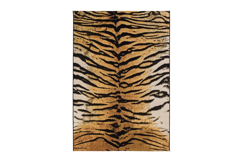 Domani Tiger Flatvävd Matta 200x290 cm - Guld - Textil & mattor - Matta - Flatvävd matta