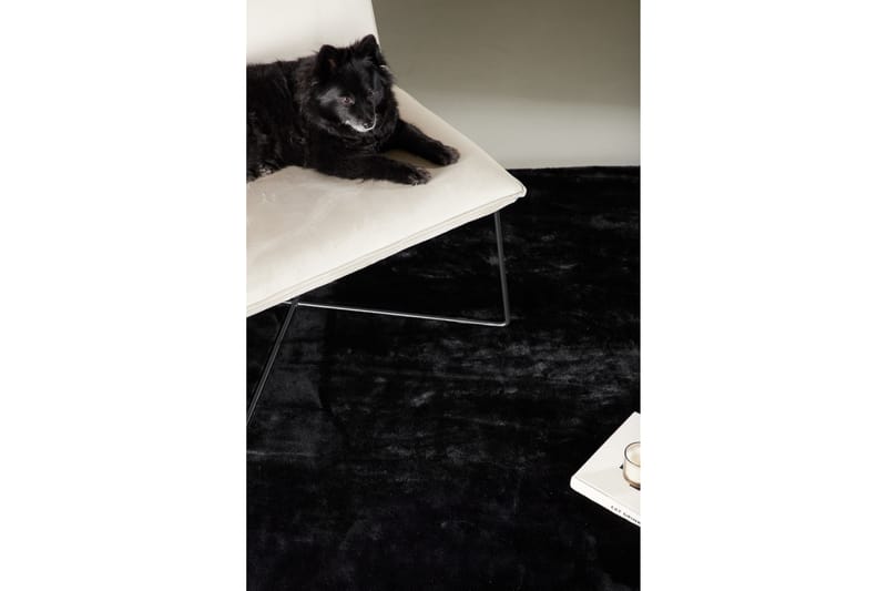 Flatvävd matta Guasave Rektangulär 160x230 cm - Svart - Flatvävd matta - Små mattor - Stor matta - Mönstrad matta