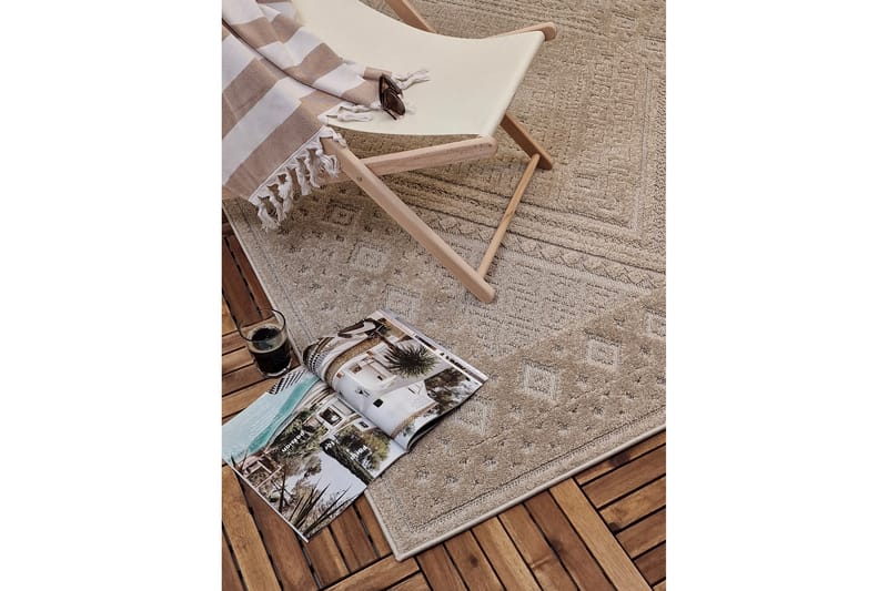 Flatv�ävd Matta Jaslin 240x340 Rektangulär - Beige - Textil & mattor - Matta - Flatvävd matta