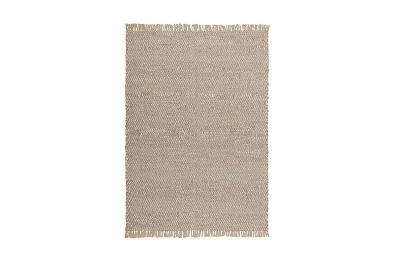 Matta 140 x 200 cm beige ALADAG - Beige - Textil & mattor - Matta - Flatvävd matta