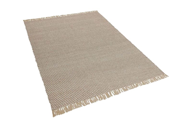 Matta 140 x 200 cm beige ALADAG - Beige - Textil & mattor - Matta - Flatvävd matta