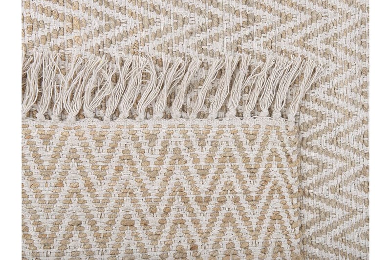 Matta beige 140 x 200 cm AFRIN - Beige - Textil & mattor - Matta - Flatvävd matta