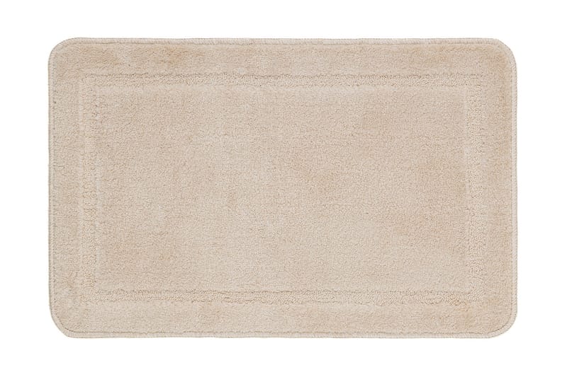 Frame Badrumsmatta 67x110 cm Oval - Creme - Textil & mattor - Matta - Badrumsmatta