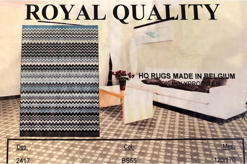 Matta Royal Fushe Calia 200x290 cm - Blå/Turkos/Flerfärgad - Textil & mattor - Matta - Stor matta