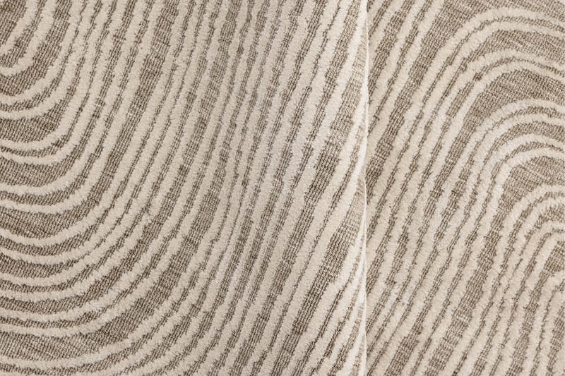 Melle Ryamatta 200 cm Rund - Beige - Textil & mattor - Matta - Modern matta - Ryamatta