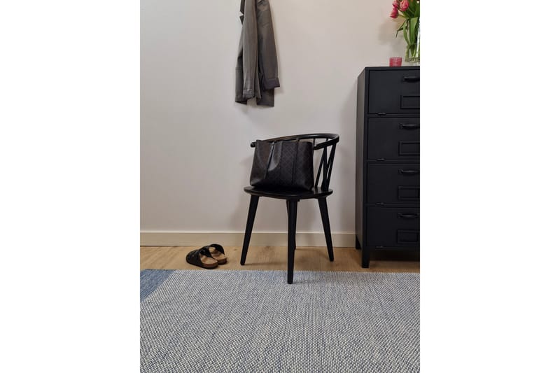 Alva Bomullsmatta 200x300 cm Rektangulär - Blå - Textil & mattor - Matta - Modern matta - Bomullsmatta