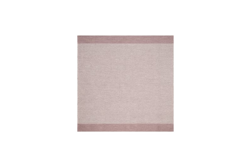 Alva Bomullsmatta 240x240 cm Kvadratisk - Rosa - Textil & mattor - Matta - Modern matta - Bomullsmatta