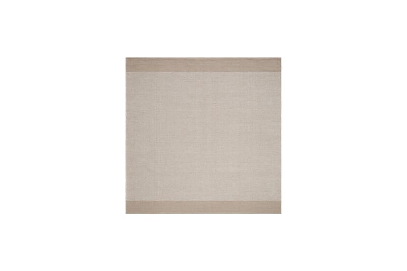 Alva Bomullsmatta 240x240 cm Kvadratisk - Sand - Textil & mattor - Matta - Modern matta - Bomullsmatta