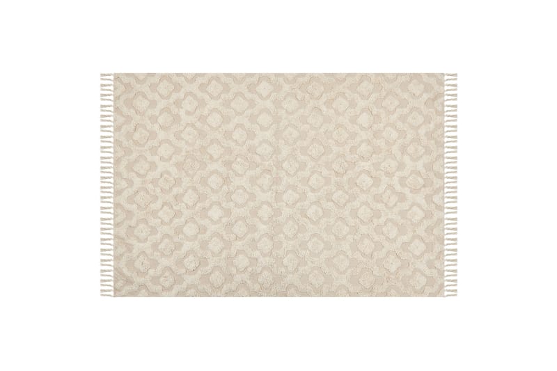 Bomullsmatta Aksaray 140x200 cm - Beige - Textil & mattor - Matta - Modern matta - Bomullsmatta