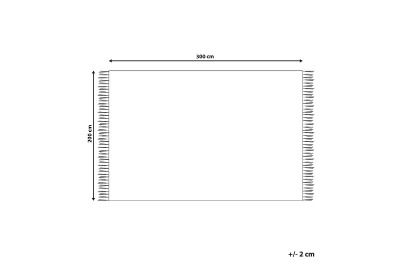 Bomullsmatta Aparan 200x300 cm - Beige - Bomullsmatta