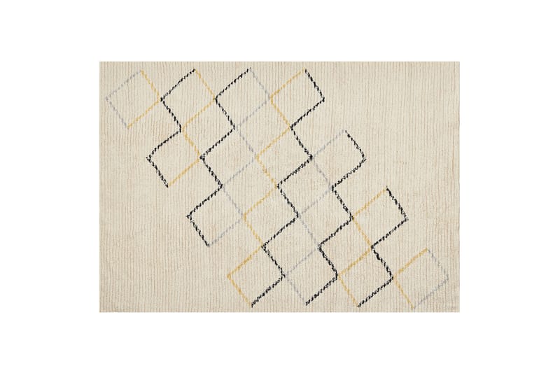 Bomullsmatta Beige 160x230 cm - Beige - Textil & mattor - Matta - Modern matta - Bomullsmatta