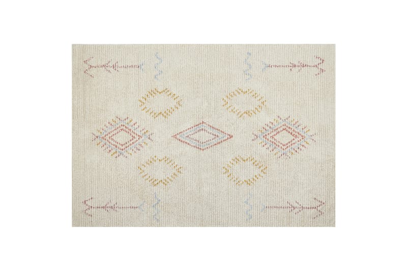 Bomullsmatta Bettiah 160x230 cm - Beige - Textil & mattor - Matta - Modern matta - Bomullsmatta