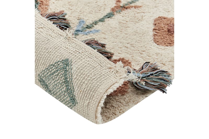 Bomullsmatta Eskisehir 140x200 cm - Beige - Textil & mattor - Matta - Modern matta - Bomullsmatta