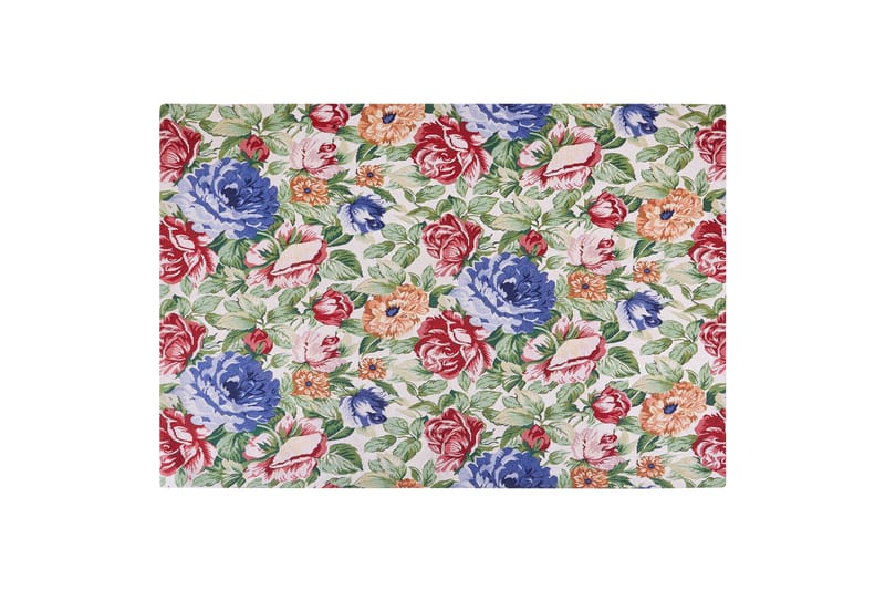 Bomullsmatta Farwan 200x300 cm - Grön - Små mattor - Bomullsmatta - Lekmatta & matta barnrum - Stor matta - Mönstrad matta