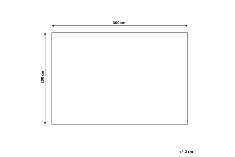 Bomullsmatta Farwan 200x300 cm - Grön - Bomullsmatta