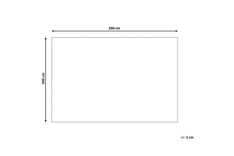 Bomullsmatta Gavar 200x300 cm - Orange - Bomullsmatta