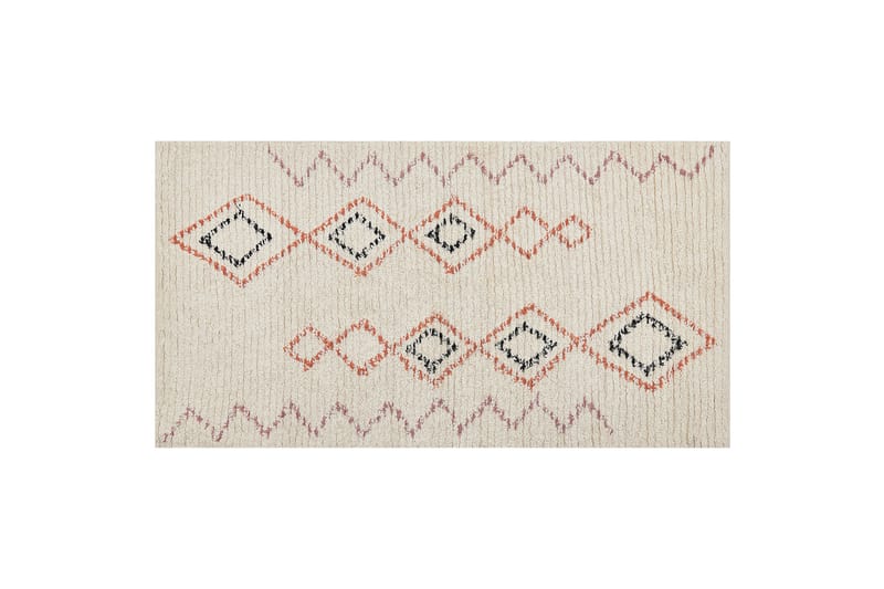 Bomullsmatta Guwahati 80x150 cm - Beige - Textil & mattor - Matta - Modern matta - Bomullsmatta