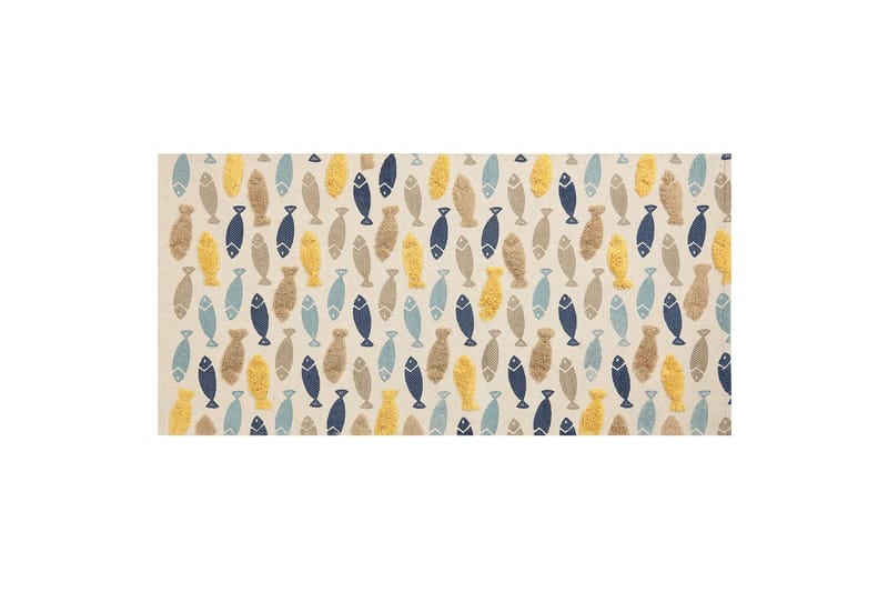 Bomullsmatta Ipuh 80x150 cm - Beige - Bomullsmatta