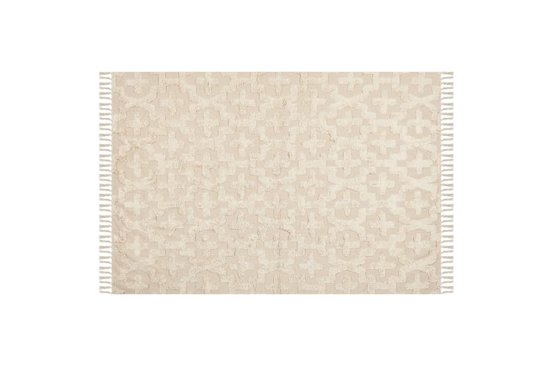 Bomullsmatta Itangar 140x200 cm - Beige - Textil & mattor - Matta - Modern matta - Bomullsmatta