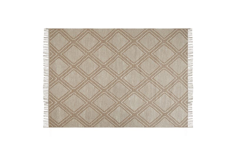 Bomullsmatta Kacem 140x200 cm - Beige - Textil & mattor - Matta - Modern matta - Bomullsmatta